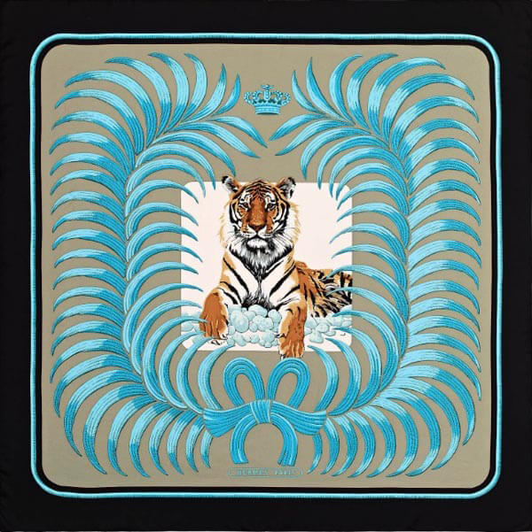 【最新モデル入荷】エルメス スカーフ コピー カレ ジェアン Tigre Royal 王者の虎
