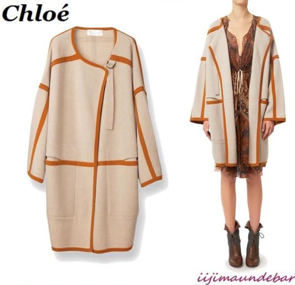 Chloe ブランケットコート ルーズ 16AMM01-16A635-04V クロエ 服 レディース スーパーコピー