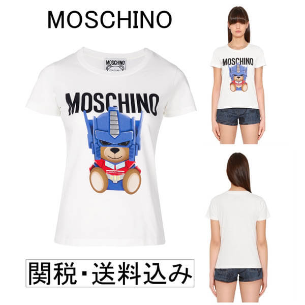 モスキーノ コピーMOSCHINO 2018 トランスフォーマー Fit-Tシャツ