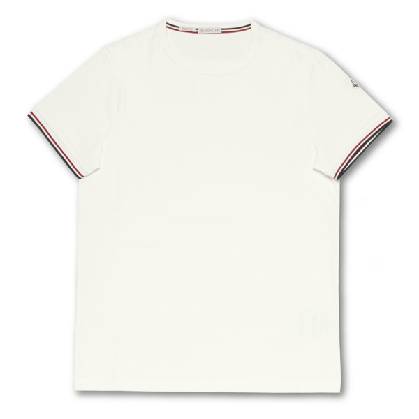 モンクレール MONCLER Tシャツ コピー メンズ 8019900 87296 004 半袖Tシャツ WHITE ホワイト