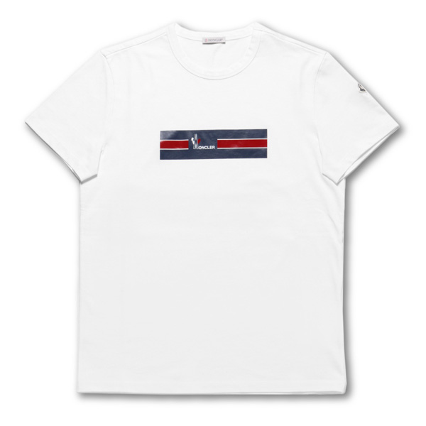 モンクレール MONCLER Tシャツ コピー メンズ 8037150 8390T 001 半袖Tシャツ WHITE ホワイト
