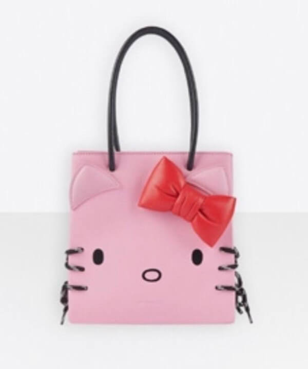 2020超限定 バレンシアガ偽物【バレンシアガ&amp;Hello Kittyコラボ】Shopping Tote XXS pink