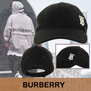 【ユニセックス】BURBERRY バーバリー キャップ コピー モノグラム ベースボール TB 80158811