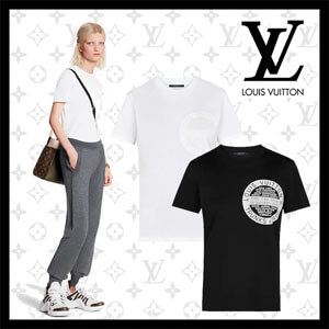 ◆ ルイヴィトン Tシャツ 偽物◆LVスタンプTシャツ