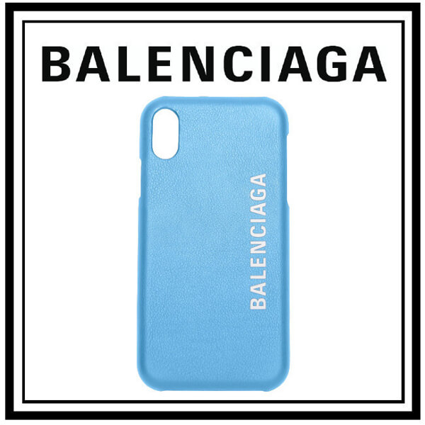 バレンシアガ スマホケース 偽物 IPHONE X ケース スマホケース ブルー