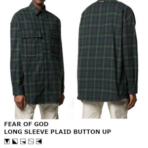 FEAR OF GOD(フィアオブゴッド) コピーオーバーサイズ チェックシャツ 6H192006FLP