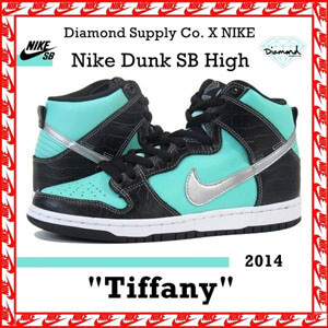 Diamond Supply Co x ナイキ偽物Dunk SB High Premium 'Tiffany' 2014 653599400