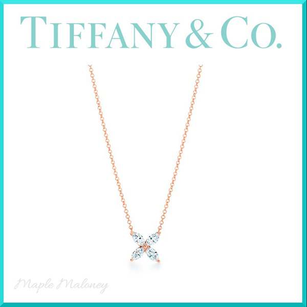 人気♪ ティファニー 偽物 18K ダイヤモンドネックレス Tiffany