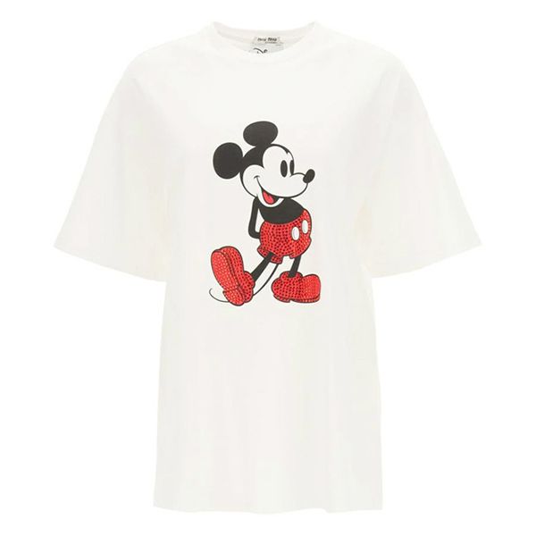 【ミュウミュウ x Disney】MICKEY ミッキーマウス TシャツコピーMJN320 1ZTR