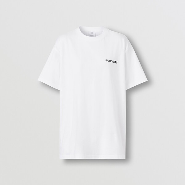 2021SS【バーバリー Tシャツ 偽物】モノグラムモチーフ オーバーサイズTシャツ 80488111