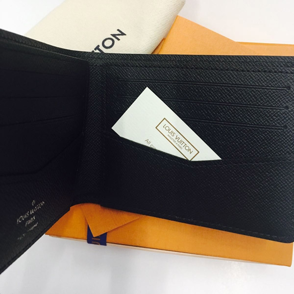 シュプリーム シュプリーム ルイヴィトン 財布コピー M67718 コラボ ポルトフォイユ・スレンダー 二つ折り財布(小銭入れなし)ブラック メンズ