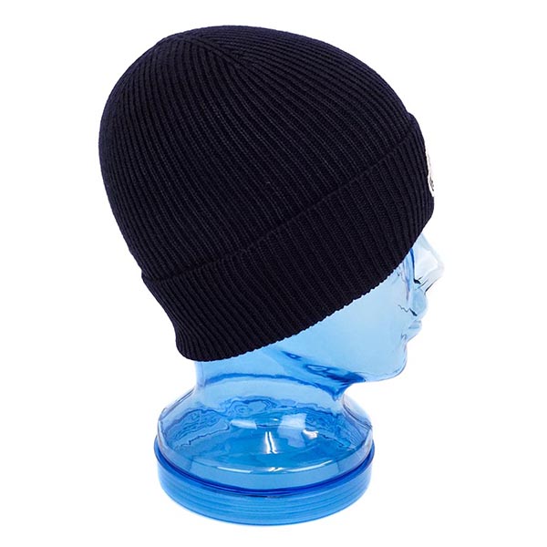 モンクレール 帽子 コピー MONCLER ニット帽 00217 00 04957 742 NAVY ネイビー ニットキャップ 帽子 メンズ レディース ユニセックス