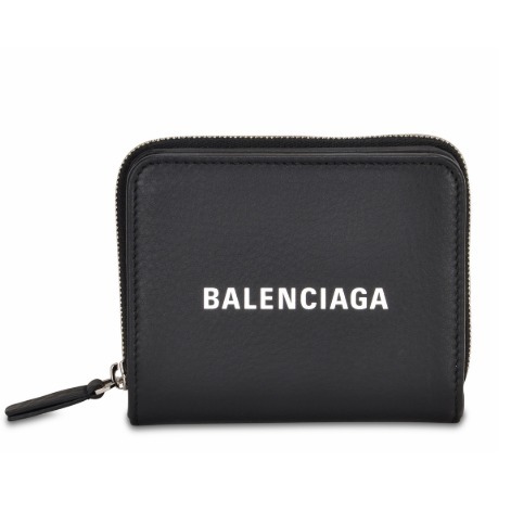 バレンシアガ コピー バレンシアガ Everyday zip wallet 人気のブラック